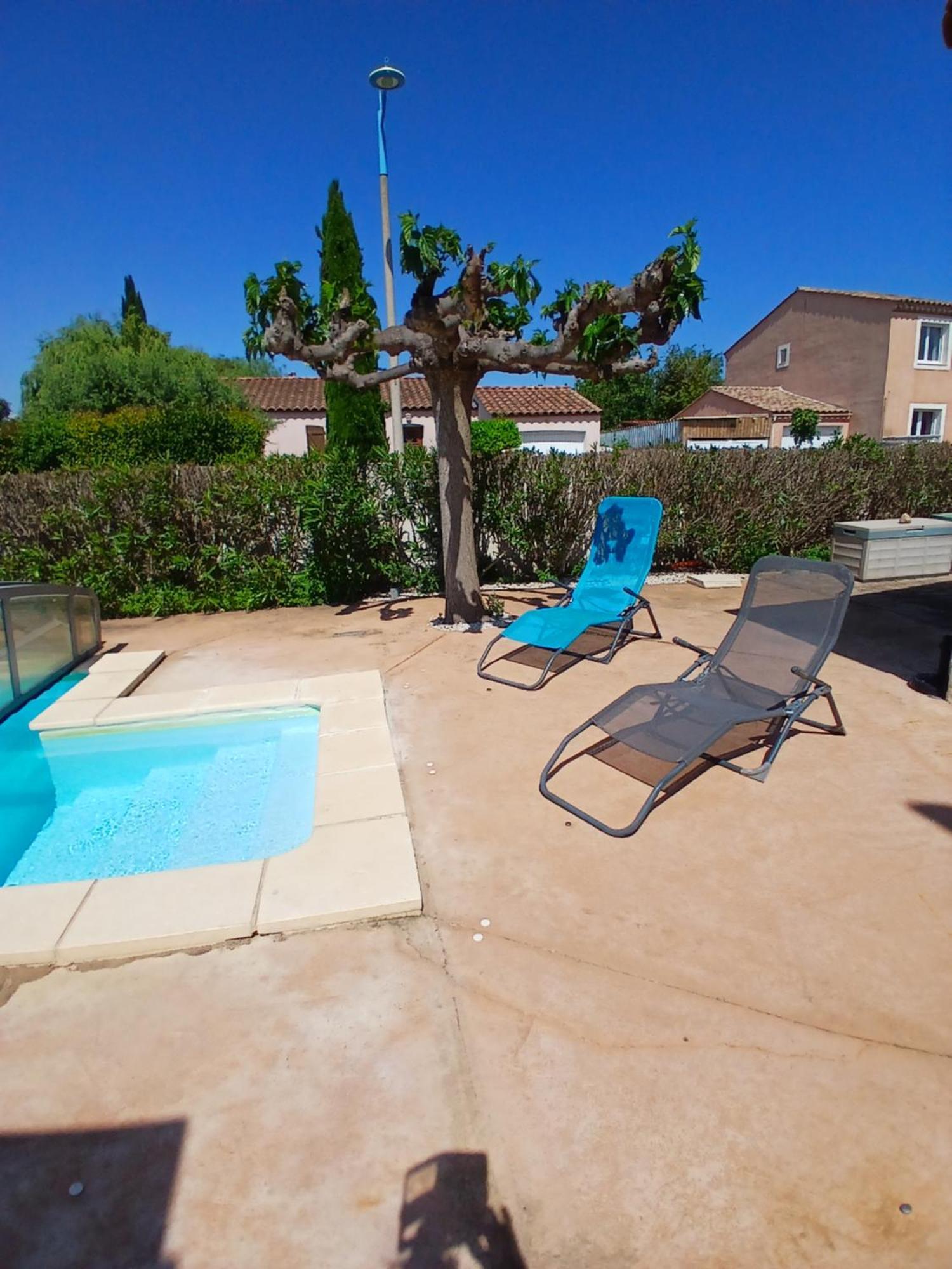 Lauriers Roses Bed & Breakfast Puisserguier Exterior foto